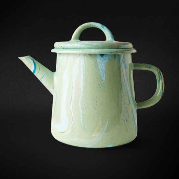 Teekanne Emaille "New Marble – Mint" 1000 ml