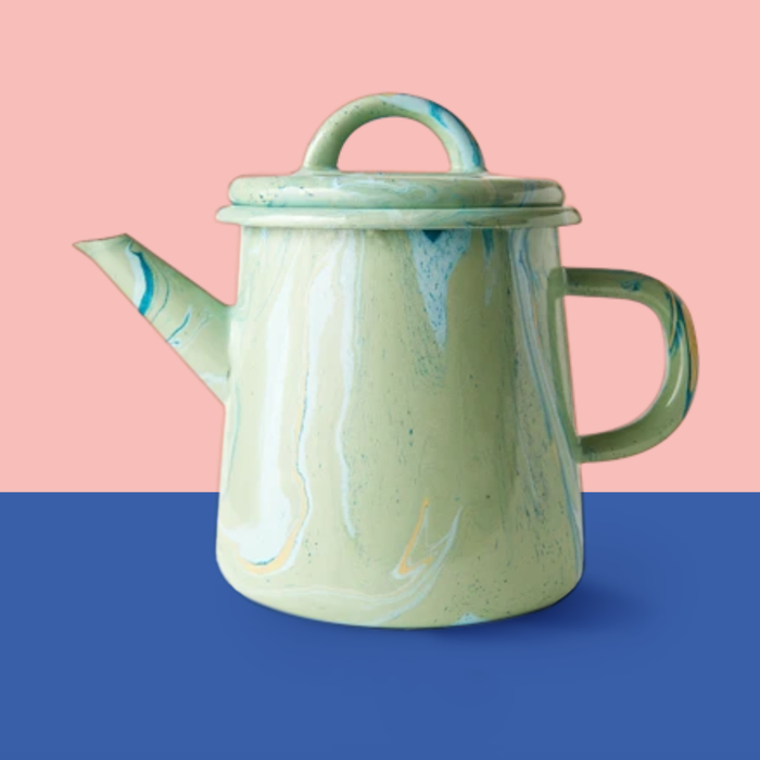 Teekanne Emaille "New Marble – Mint" 1000 ml